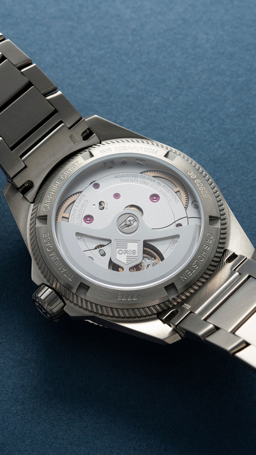 ORIS  Мужские швейцарские часы, автоматический механизм, титан, 39 мм